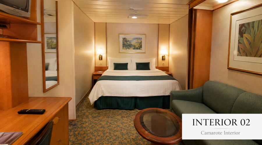 Camarote interior doble en Grandeur of the Seas
