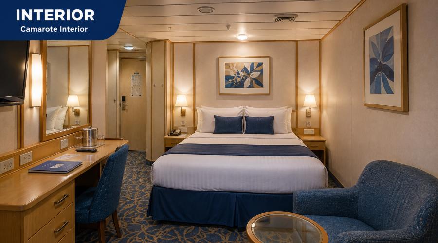 Camarote interior familiar en Grandeur of the Seas