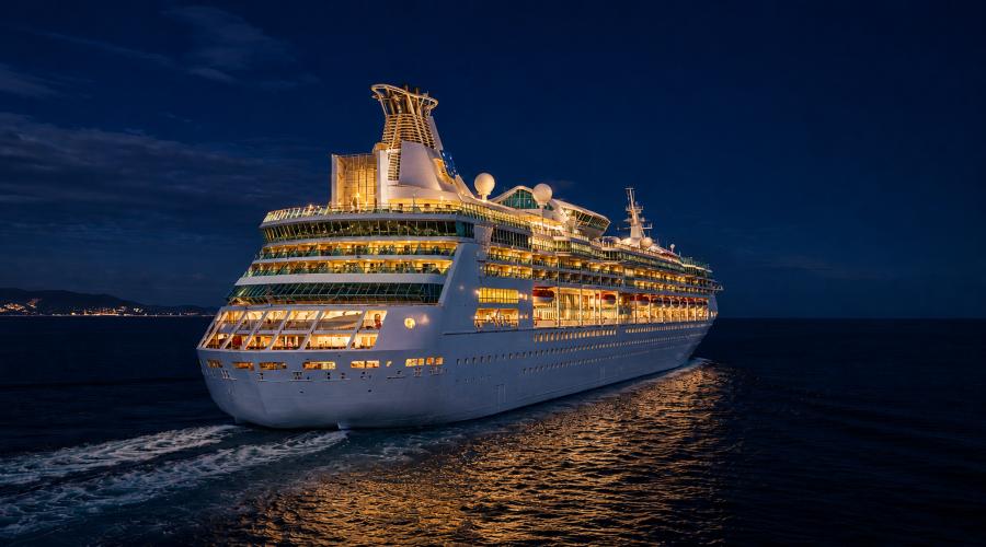 Vista exterior de Grandeur of the Seas navegando